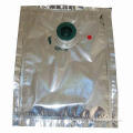 Spout Bag-in-box for Edible Oil and Wine, Made of PET/MPET/PE Material